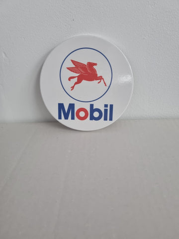 Mobil Oil Round Coaster