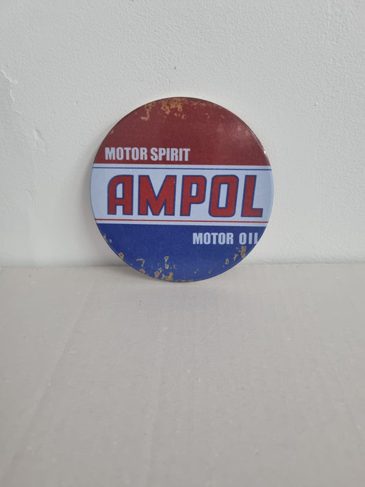 Ampol Motor Oil Round Coaster
