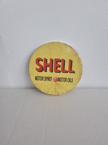 Shell Motor Oil Round Coaster