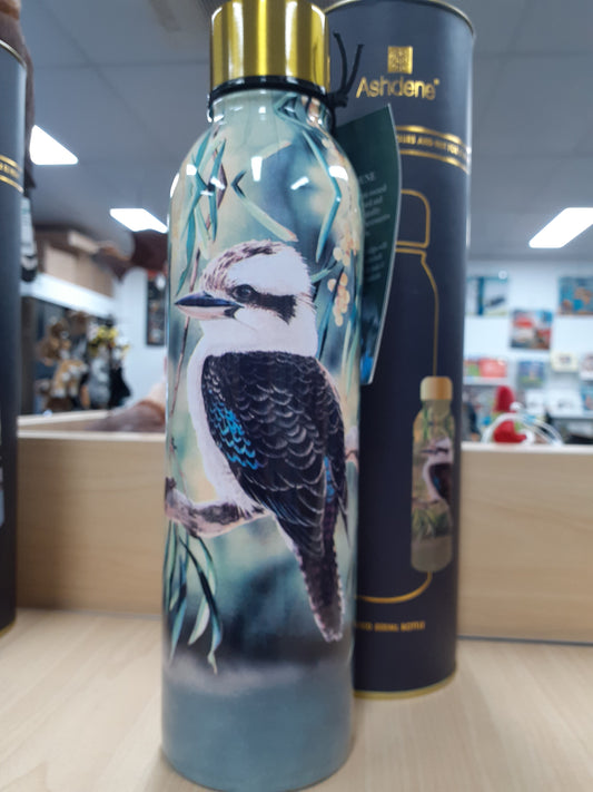 Drink Bottle Kookaburra Australia Bird & Flora