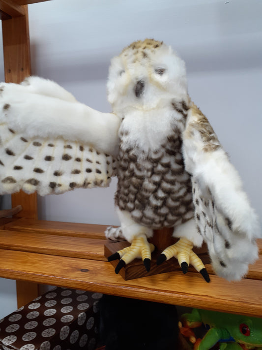 Snowy Owl Hand Puppet Hansa