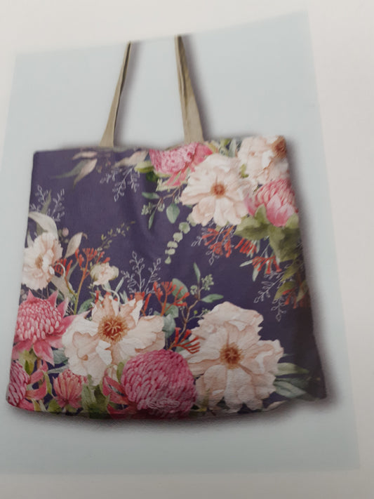 Reusable shopping Bag Lisa Pollock Warm Waratahs