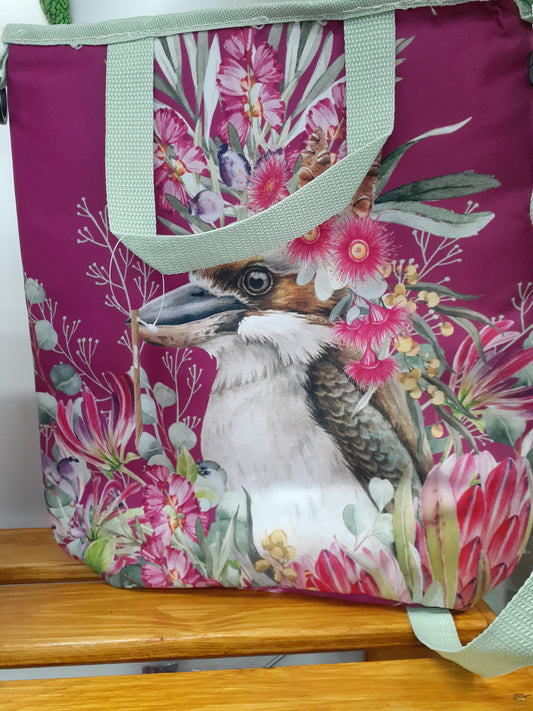 Lisa Pollock Insulated Cooler Bag Blush Kookaburra