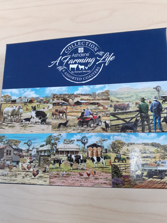 A Farming Life Placemats Set of 6