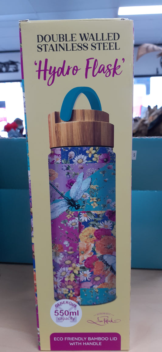 Lisa Pollock SS Water Bottle Wildflower Patch