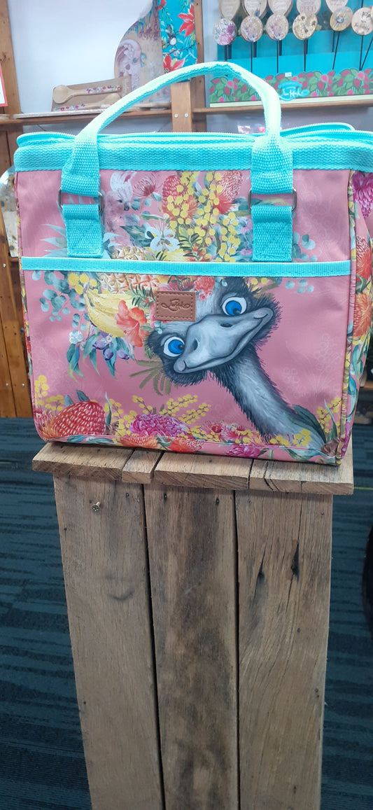 Lisa Pollock Lunch Cooler Bag Emu Sing