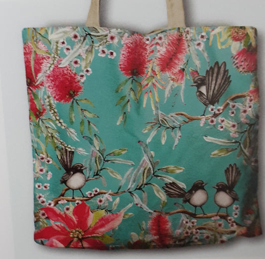 Reusable Shopping Bag Willy Wagtails