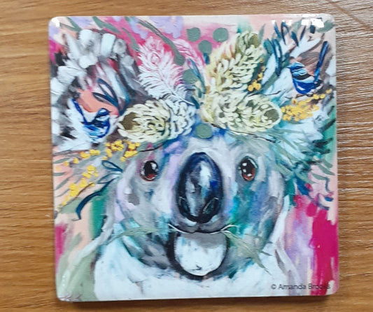 Koala & Blue Wren Magnet