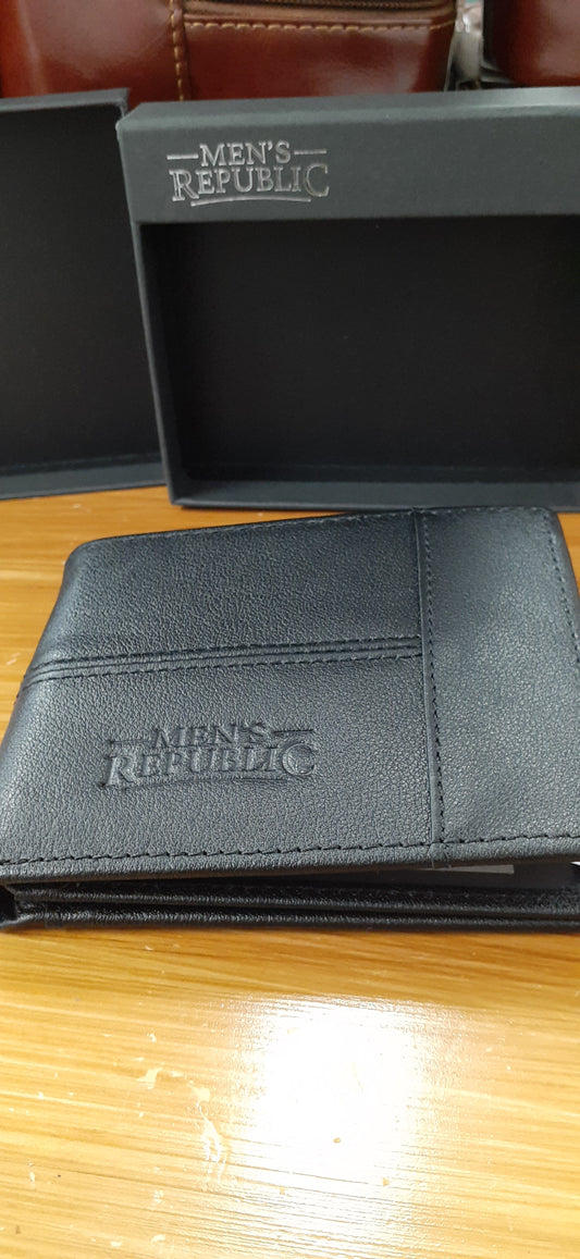 Genuine Leather Wallet - Black