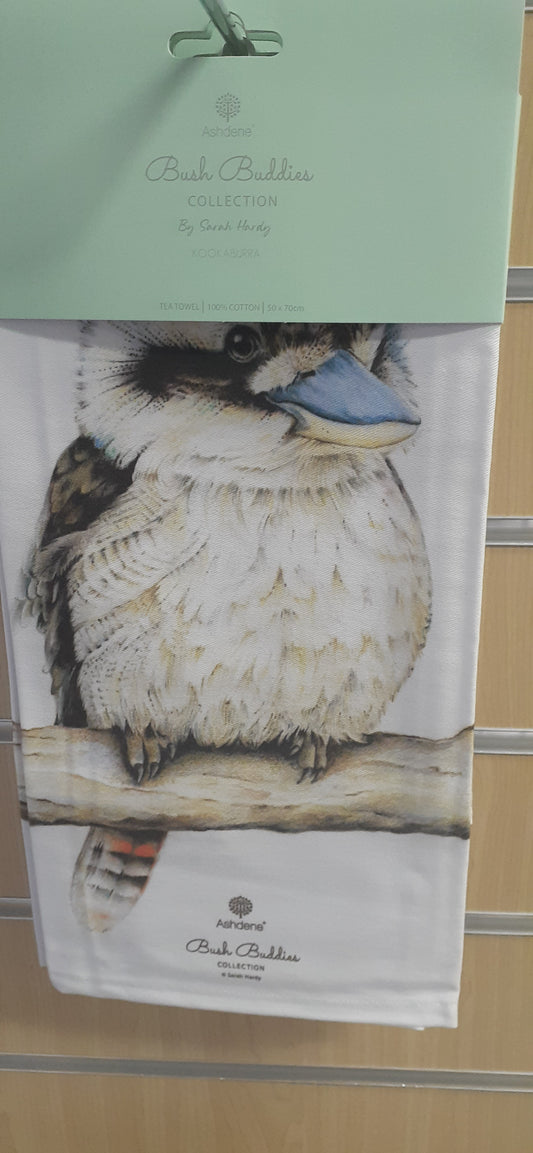 Bush Buddies Kitchen Towel Kookaburra