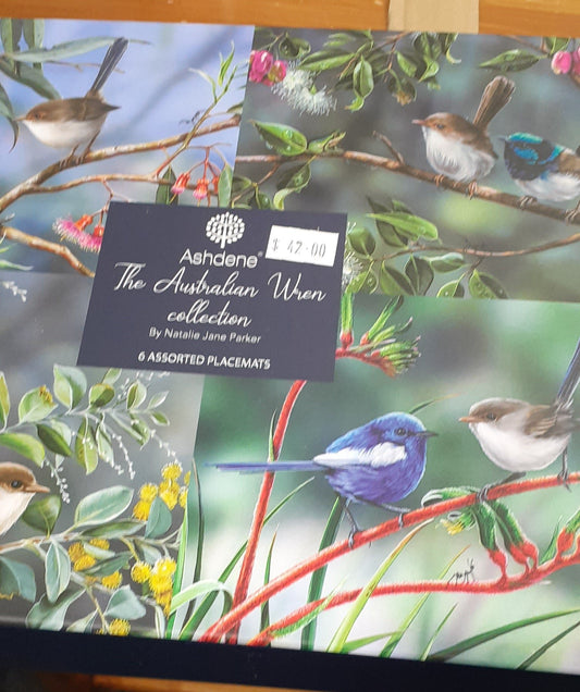 Australian Wren Placemats Set 6