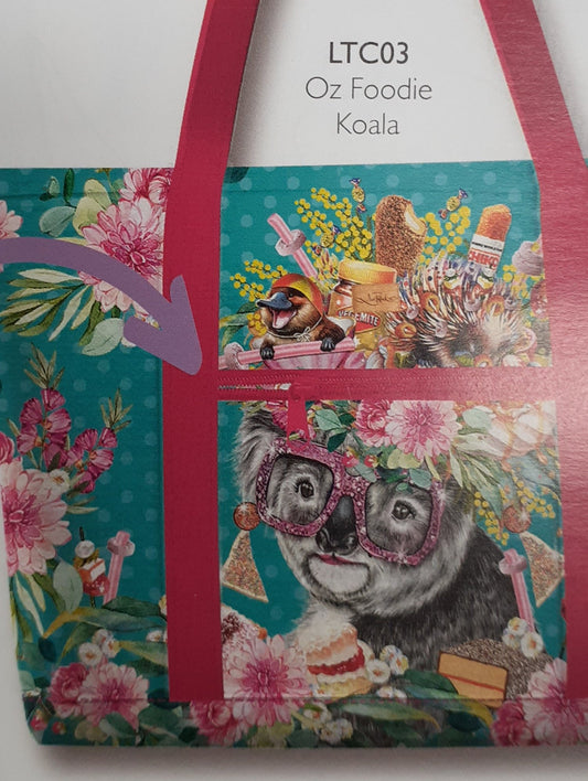 Large Tote Cooler Bag Oz Foodie Koala