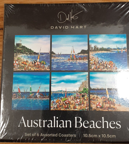 Australian Beaches Coaster Set