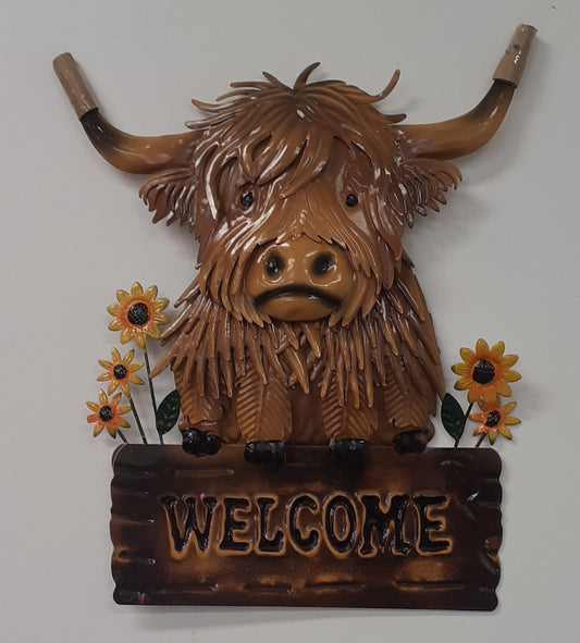 Highland Cow Welcome