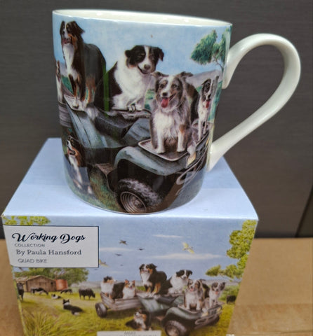 Working Dogs Quad Bike Mug