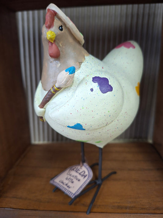 Resin Chicken Frieda