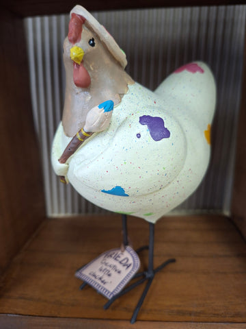 Resin Chicken Frieda