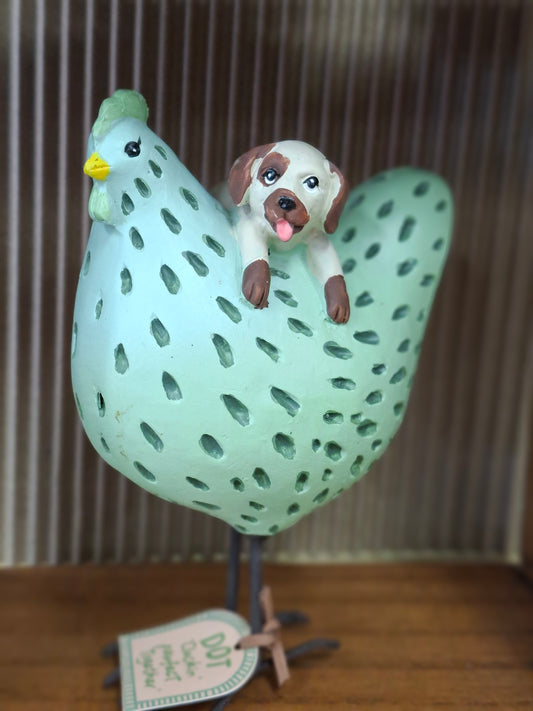 Resin Chicken Dot