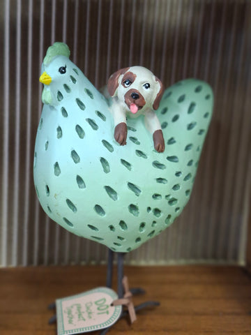 Resin Chicken Dot