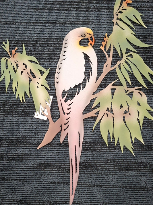 Coloured Parrot Wall Art