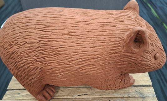 Terracotta Wombat Lg