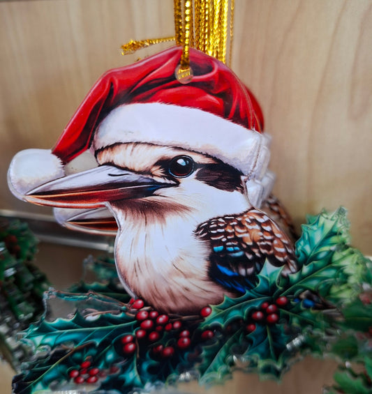 Acrylic Xmas Kookaburra