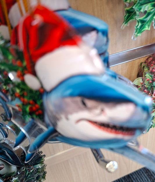 Acrylic Xmas Shark