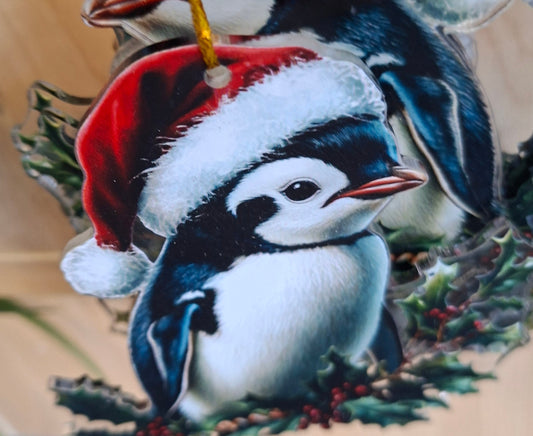 Acrylic Xmas Fairy Penguin