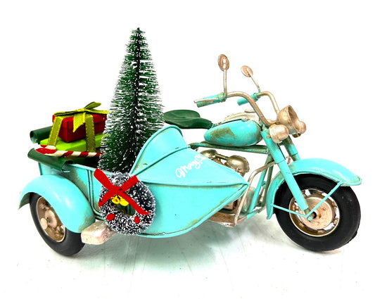 Christmas Motor Bike Blue
