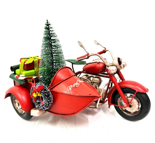 Christmas Motor Bike Red