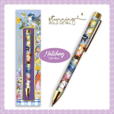 Lisa Pollock Pen Teatime Wrens