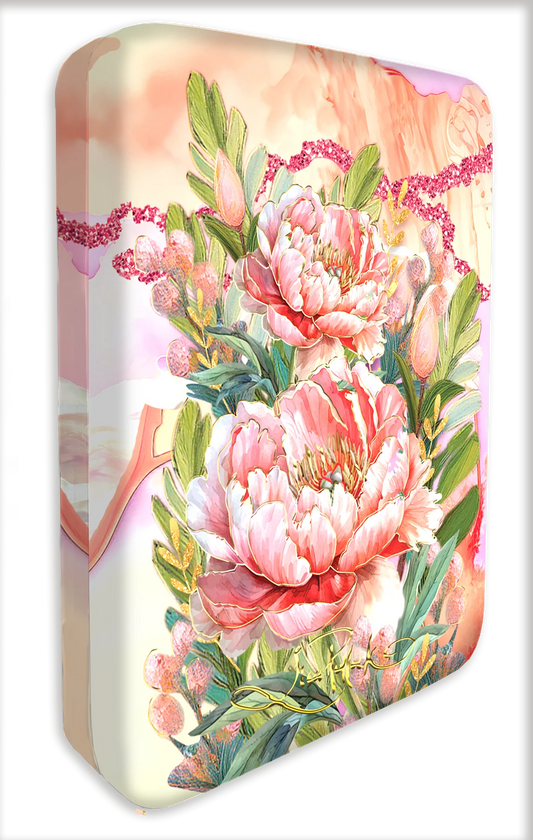 Jewellery Case Coral Peony