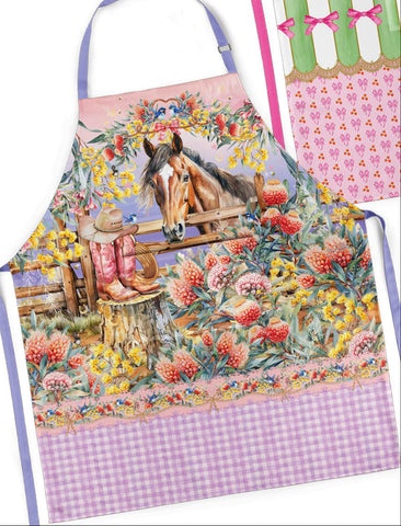 Lisa Pollock Apron Country Dusk