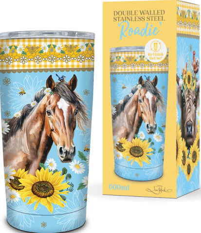 SS Double Walled Travel Mug Country Collection