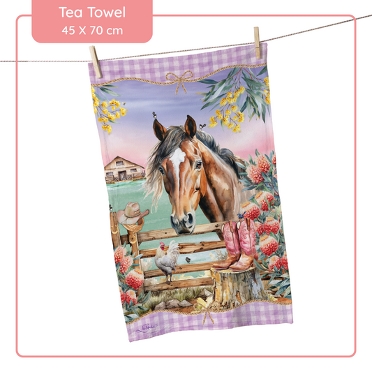 Tea Towel Country Dusk