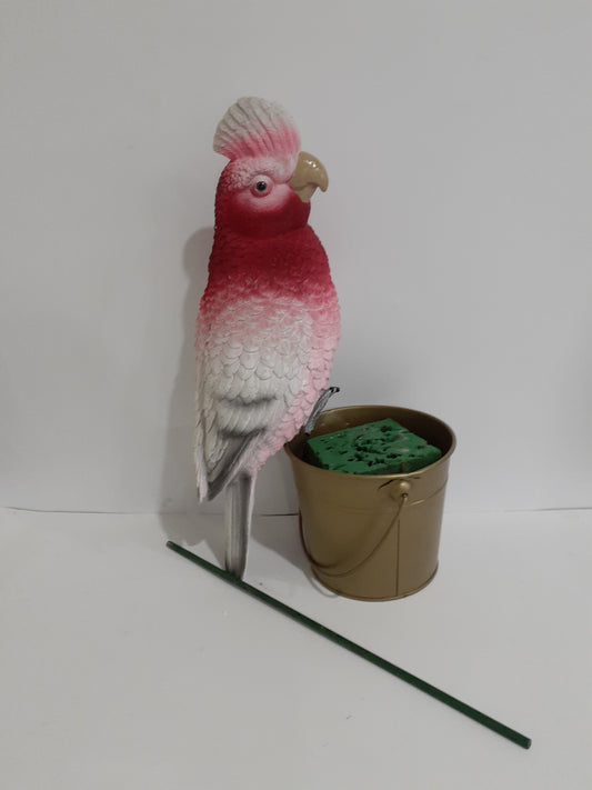 Resin Galah on a Stick