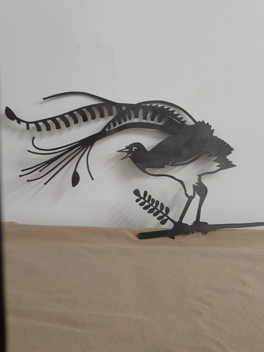 Lyrebird Metal Art