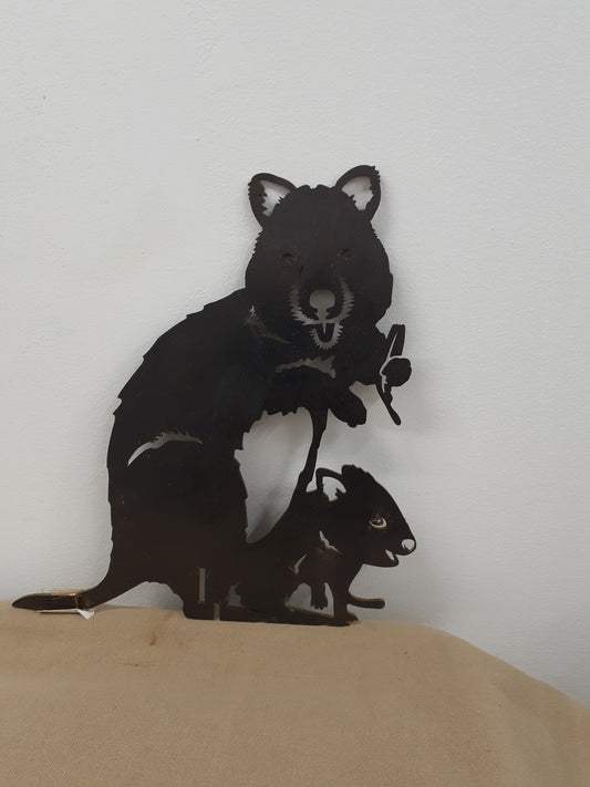 Quokka Metal Art