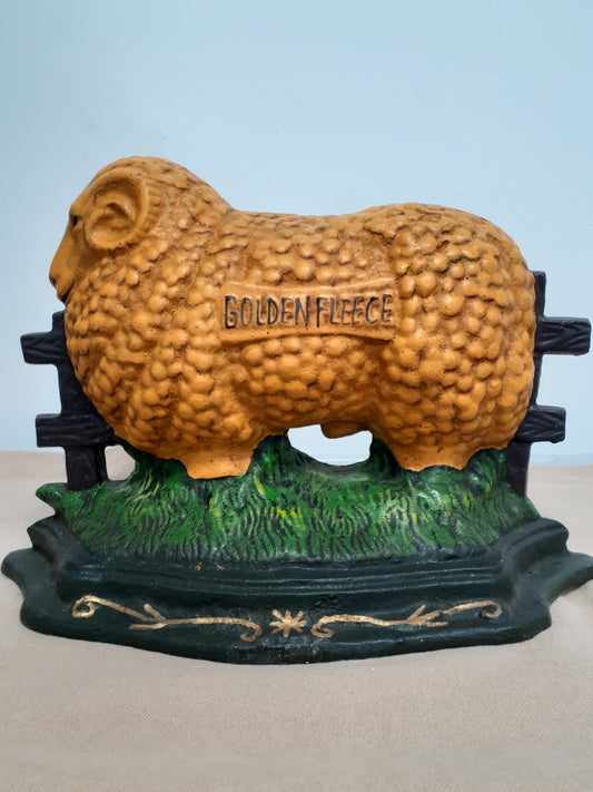 Golden Fleece Ram Doorstop