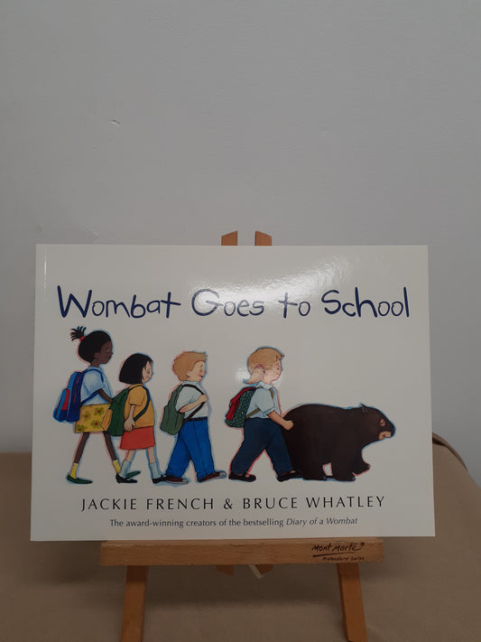 Wombat Goes to School Australian Children's Book