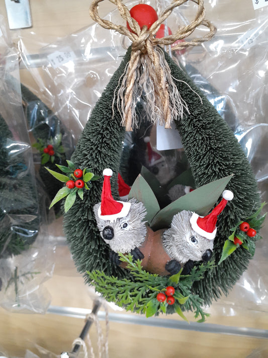 Koala Gumnut Xmas Door Hanger