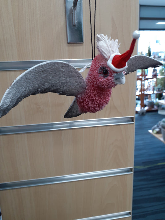 Galah Xmas Ornament with Wings