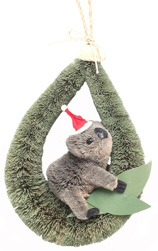 Koala Loop Door Hanger Christmas